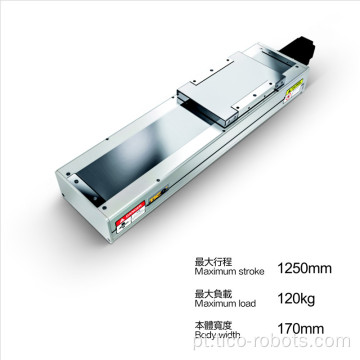 Guia linear do atuador elétrico linear de parafuso de esfera